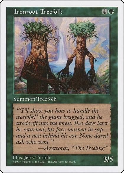 Ironroot Treefolk, Fifth Edition #2219