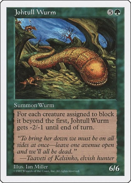 Johtull Wurm, Fifth Edition #2232
