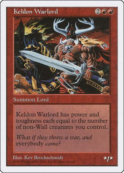 Keldon Warlord, Fifth Edition #2239