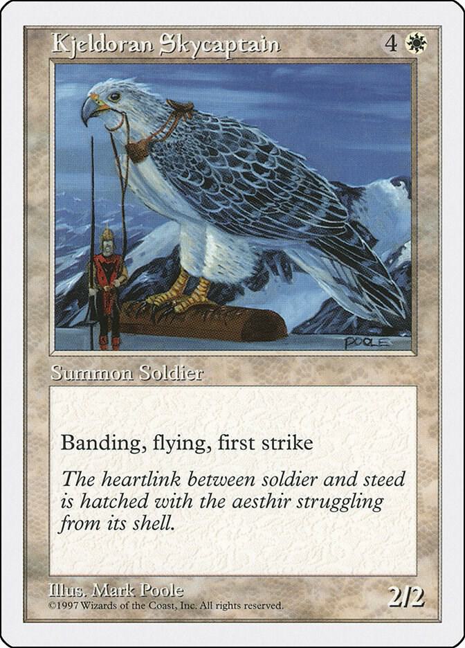 Kjeldoran Skycaptain, Fifth Edition #2244