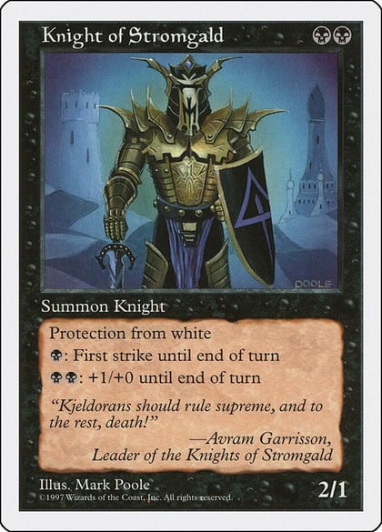 Knight of Stromgald, Fifth Edition #2245
