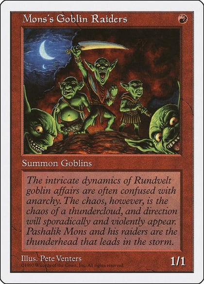 Mons's Goblin Raiders, Fifth Edition #2281