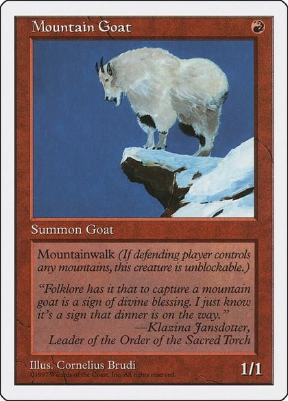 Mountain Goat, Fifth Edition #2286