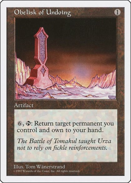Obelisk of Undoing, Fifth Edition #2294