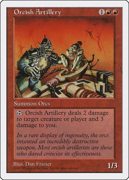 Orcish Artillery, Fifth Edition #2295