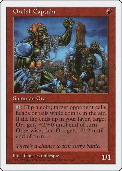 Orcish Captain, Fifth Edition #2296
