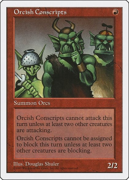 Orcish Conscripts, Fifth Edition #2297