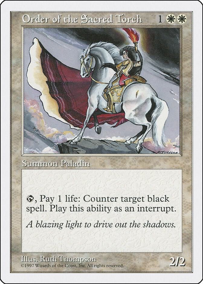 Order of the Sacred Torch, Fifth Edition #2301