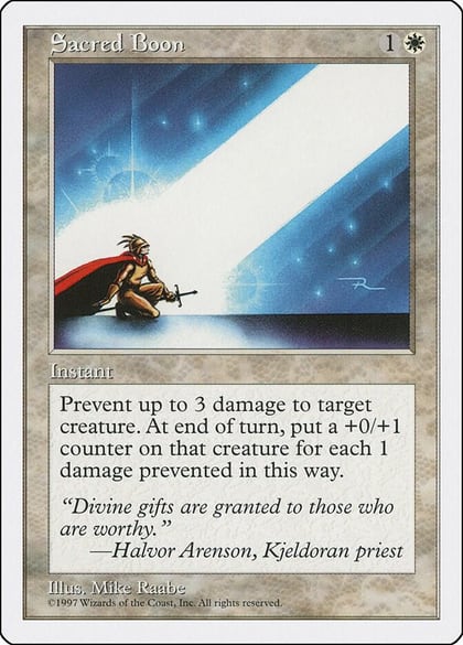 Sacred Boon, Fifth Edition #2349