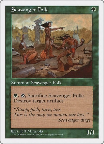 Scavenger Folk, Fifth Edition #2354