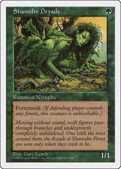 Shanodin Dryads, Fifth Edition #2366