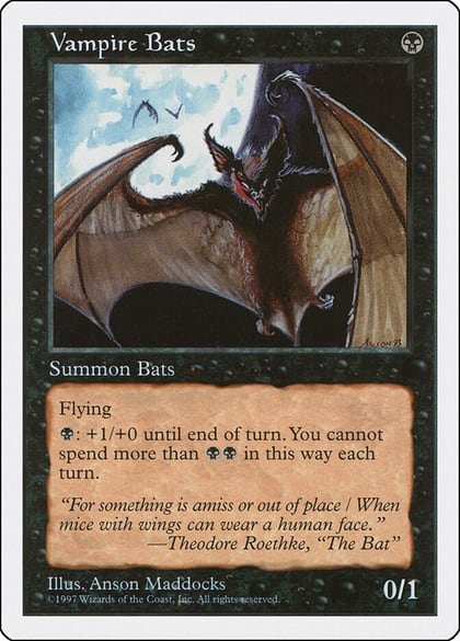 Vampire Bats, Fifth Edition #2428