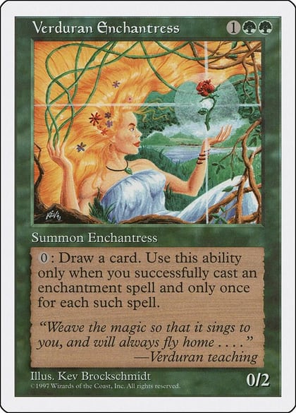 Verduran Enchantress, Fifth Edition #2430