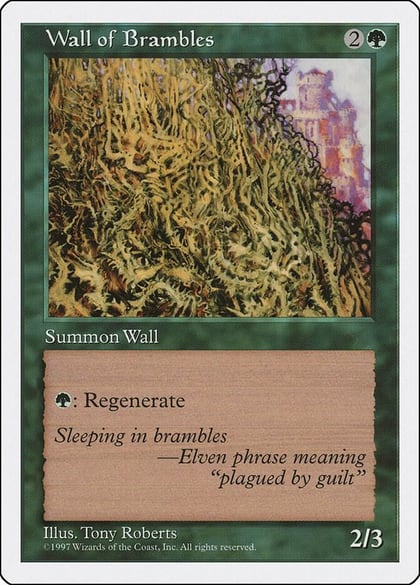 Wall of Brambles, Fifth Edition #2434