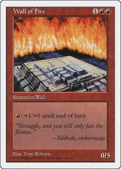 Wall of Fire, Fifth Edition #2435