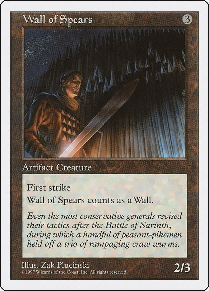 Wall of Spears, Fifth Edition #2436