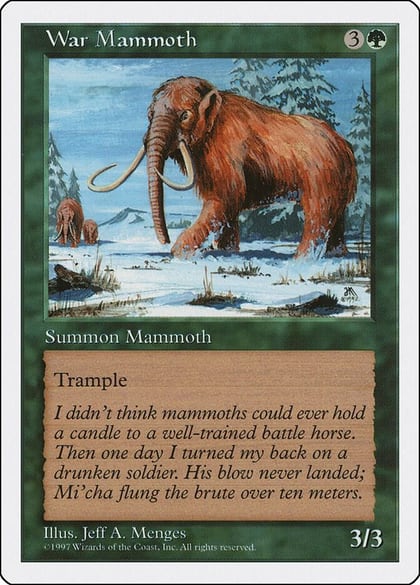 War Mammoth, Fifth Edition #2440