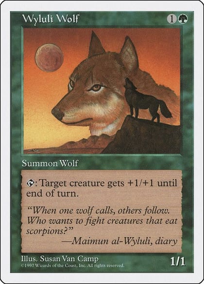 Wyluli Wolf, Fifth Edition #2454