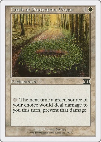 Circle of Protection: Green, Classic Sixth Edition 10