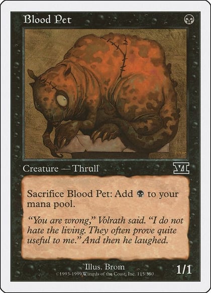 Blood Pet, Classic Sixth Edition 115