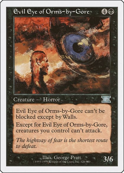 Evil Eye of Orms-by-Gore, Classic Sixth Edition 126