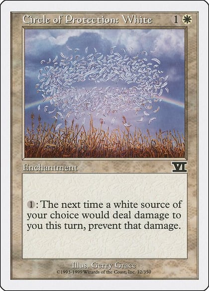 Circle of Protection: White, Classic Sixth Edition 12