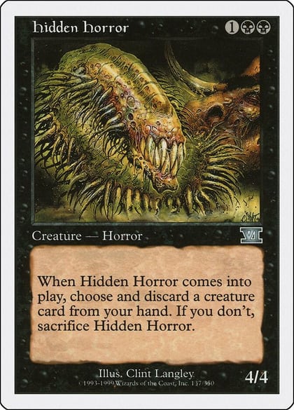 Hidden Horror, Classic Sixth Edition 137