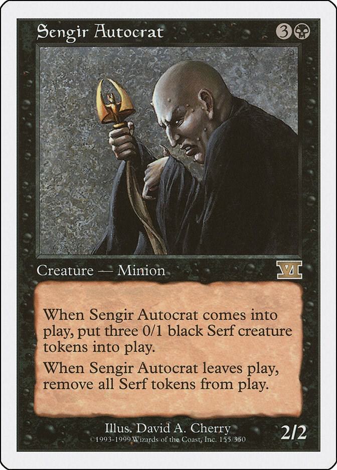 Sengir Autocrat, Classic Sixth Edition 155