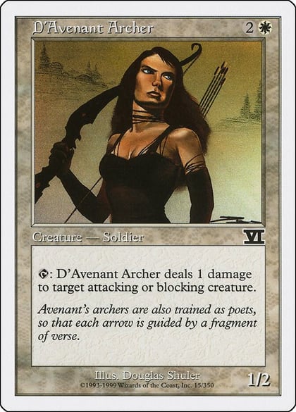 D'Avenant Archer, Classic Sixth Edition 15