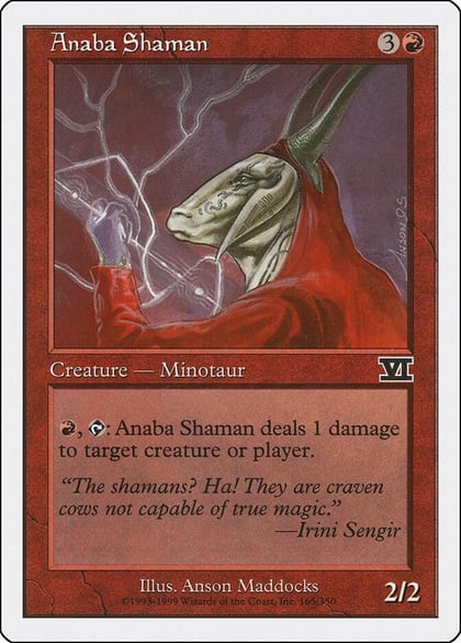 Anaba Shaman, Classic Sixth Edition 165