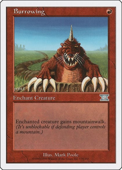 Burrowing, Classic Sixth Edition 170