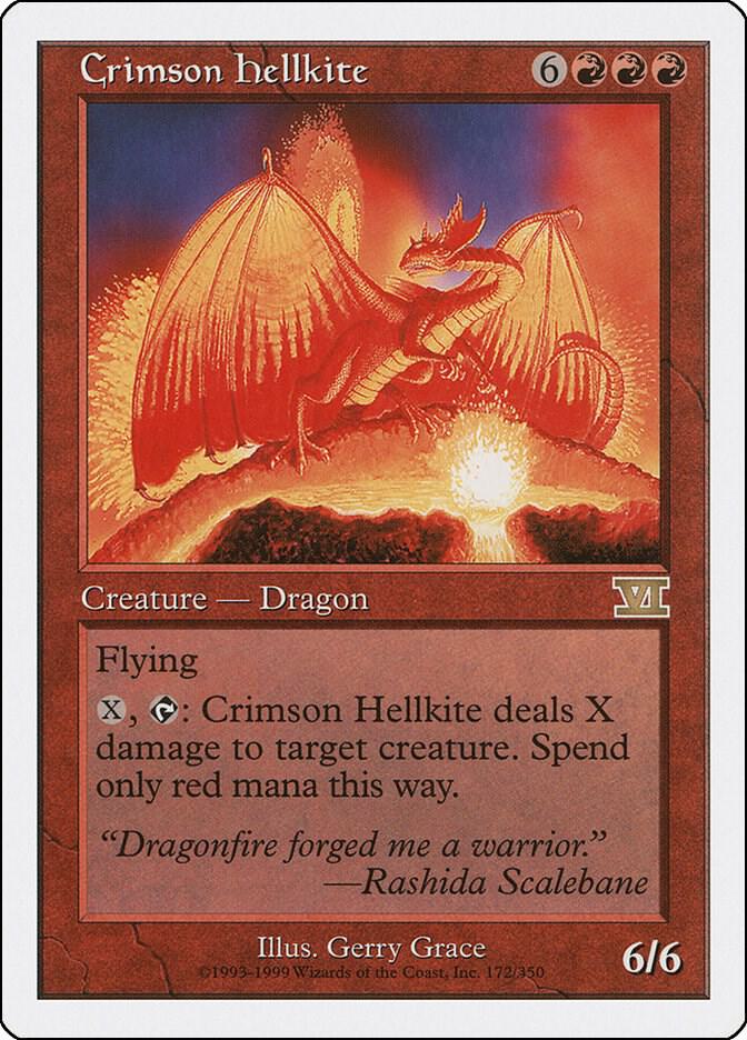 Crimson Hellkite, Classic Sixth Edition 172