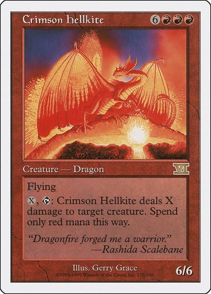 Crimson Hellkite, Classic Sixth Edition 172