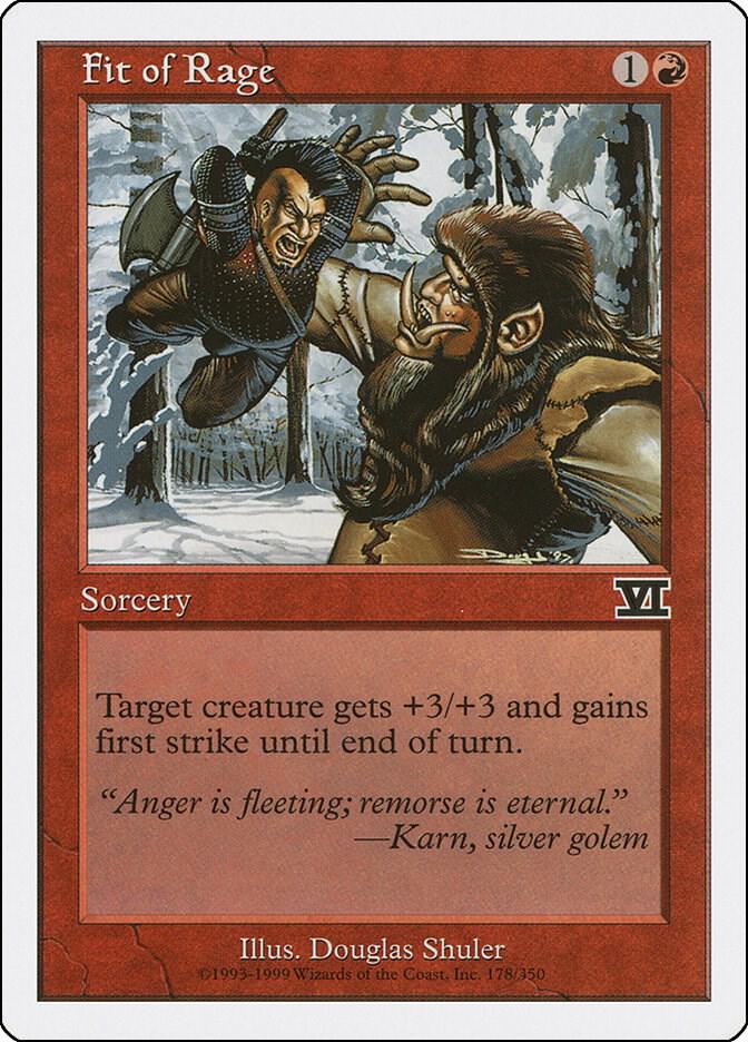 Fit of Rage, Classic Sixth Edition 178