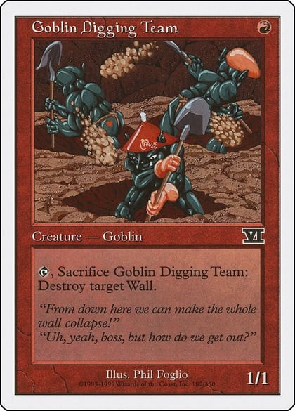 Goblin Digging Team, Classic Sixth Edition 182
