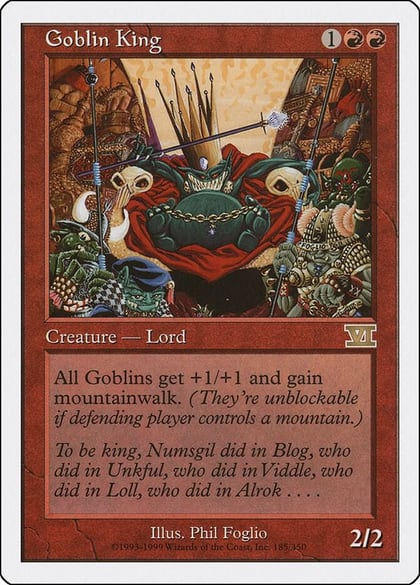 Goblin King, Classic Sixth Edition 185