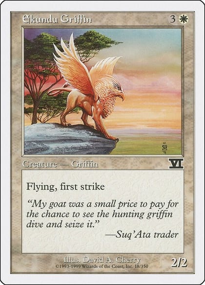 Ekundu Griffin, Classic Sixth Edition 18