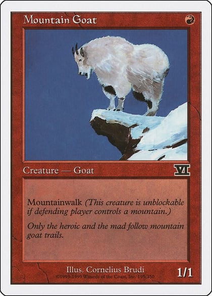 Mountain Goat, Classic Sixth Edition 195