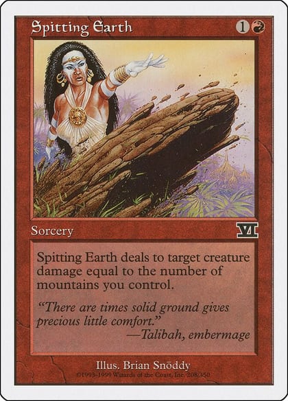 Spitting Earth, Classic Sixth Edition 208