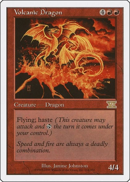 Volcanic Dragon, Classic Sixth Edition 214