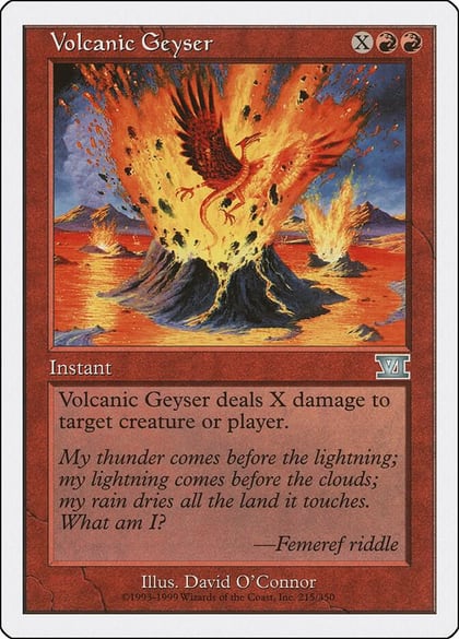 Volcanic Geyser, Classic Sixth Edition 215
