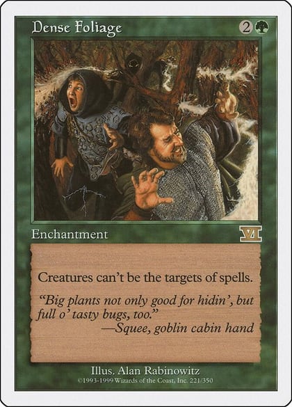 Dense Foliage, Classic Sixth Edition 221