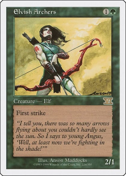 Elvish Archers, Classic Sixth Edition 226