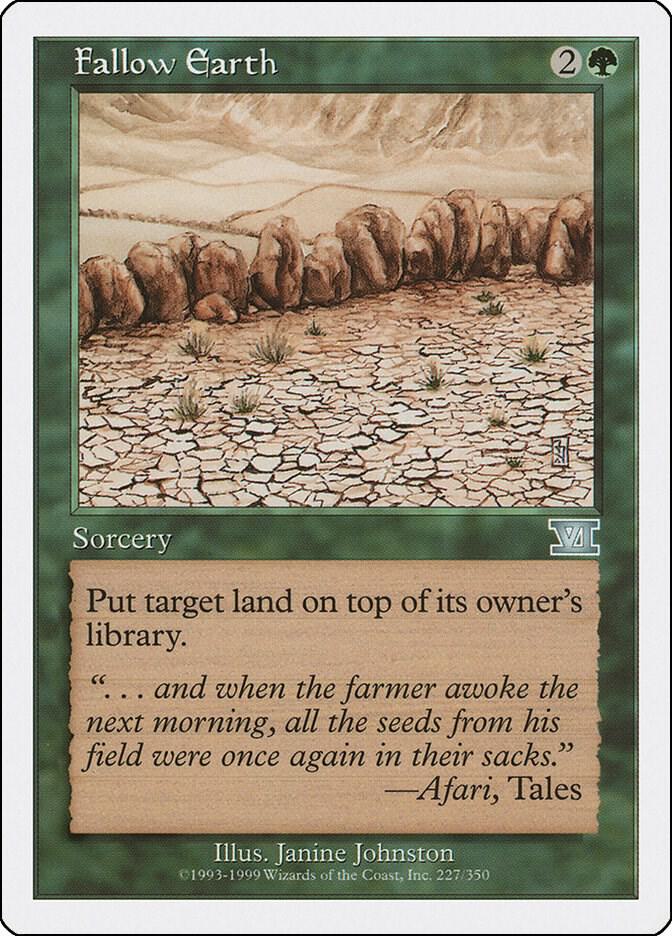 Fallow Earth, Classic Sixth Edition 227