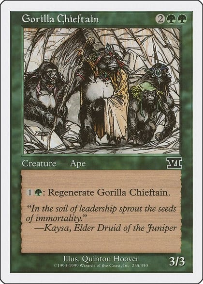 Gorilla Chieftain, Classic Sixth Edition 235