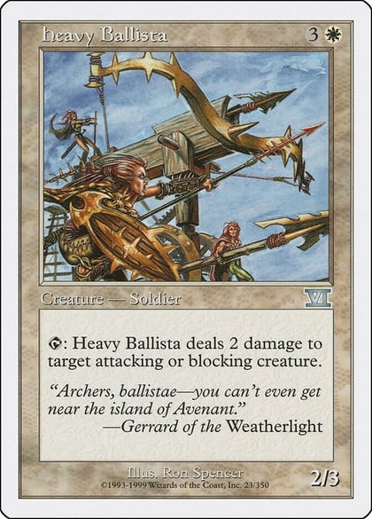 Heavy Ballista, Classic Sixth Edition 23
