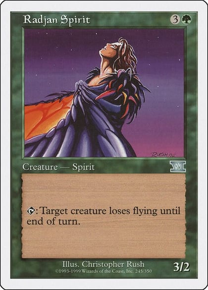 Radjan Spirit, Classic Sixth Edition 245