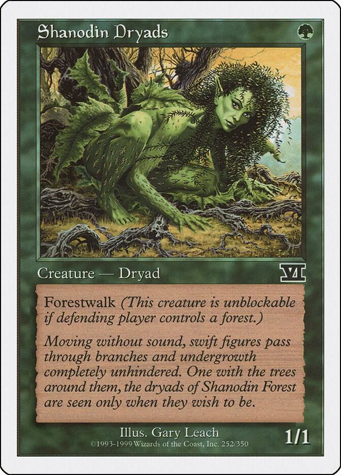 Shanodin Dryads, Classic Sixth Edition 252