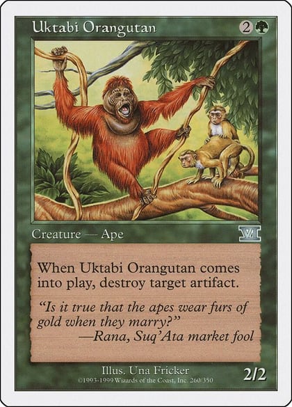 Uktabi Orangutan, Classic Sixth Edition 260