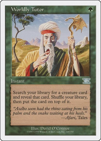 Worldly Tutor, Classic Sixth Edition 269